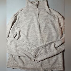 Rag And Bone Wool Sweater XS Gray Funnel Rollneck Minimalist 90s CBK Oversized